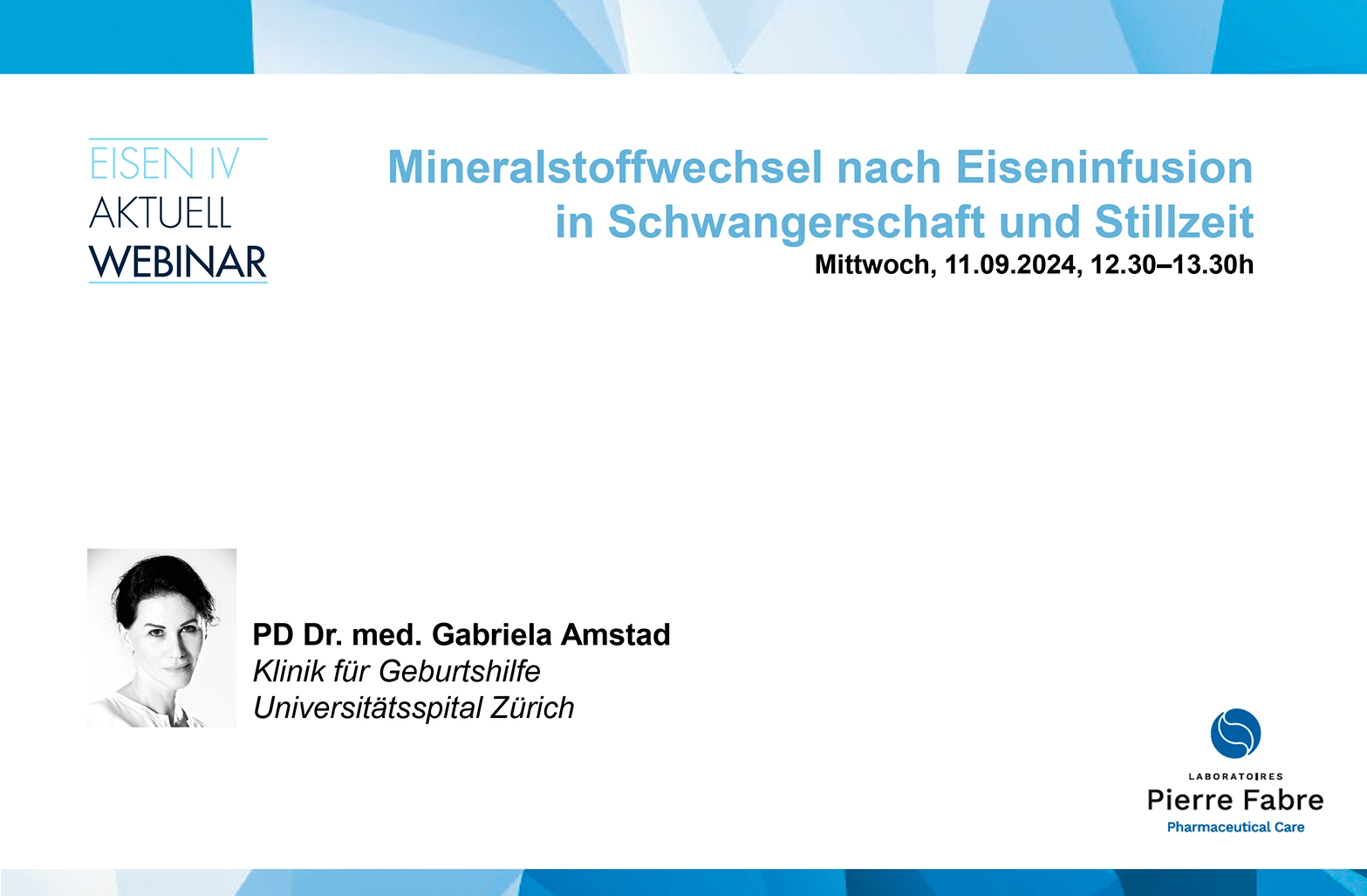 Thumbnail Webinar Mineralstoffwechsel nach Eiseninfusion in Schwangerschaft und Stillzeit